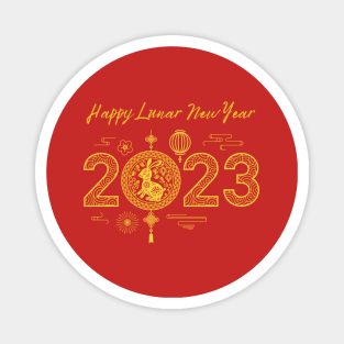 Celebrating 2023 Chiness New Year - Year of Rabbit Magnet